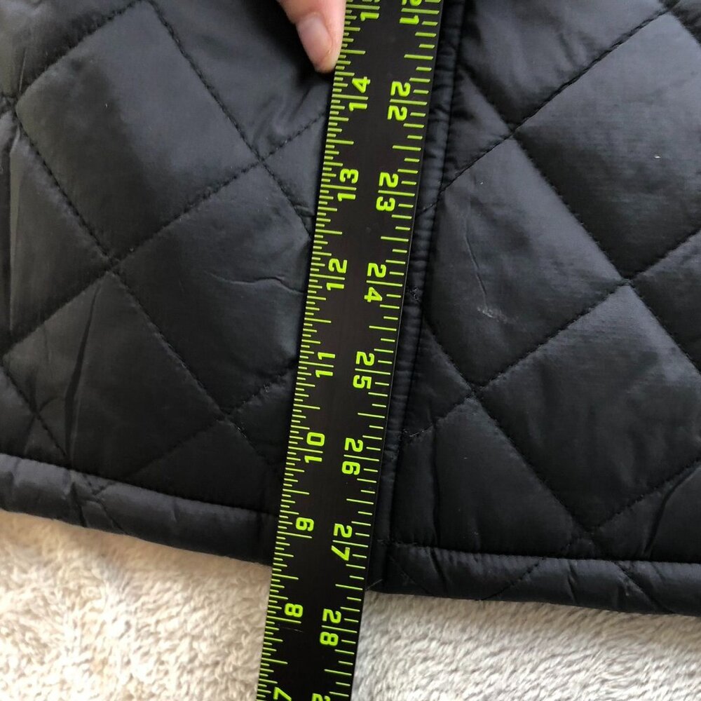 Fuinloth Women's Quilted Vest Size XL Full Zip Gilet Padded Stand Collar Black - Picture 6 of 12